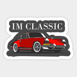 Classic Cars 911 Sticker